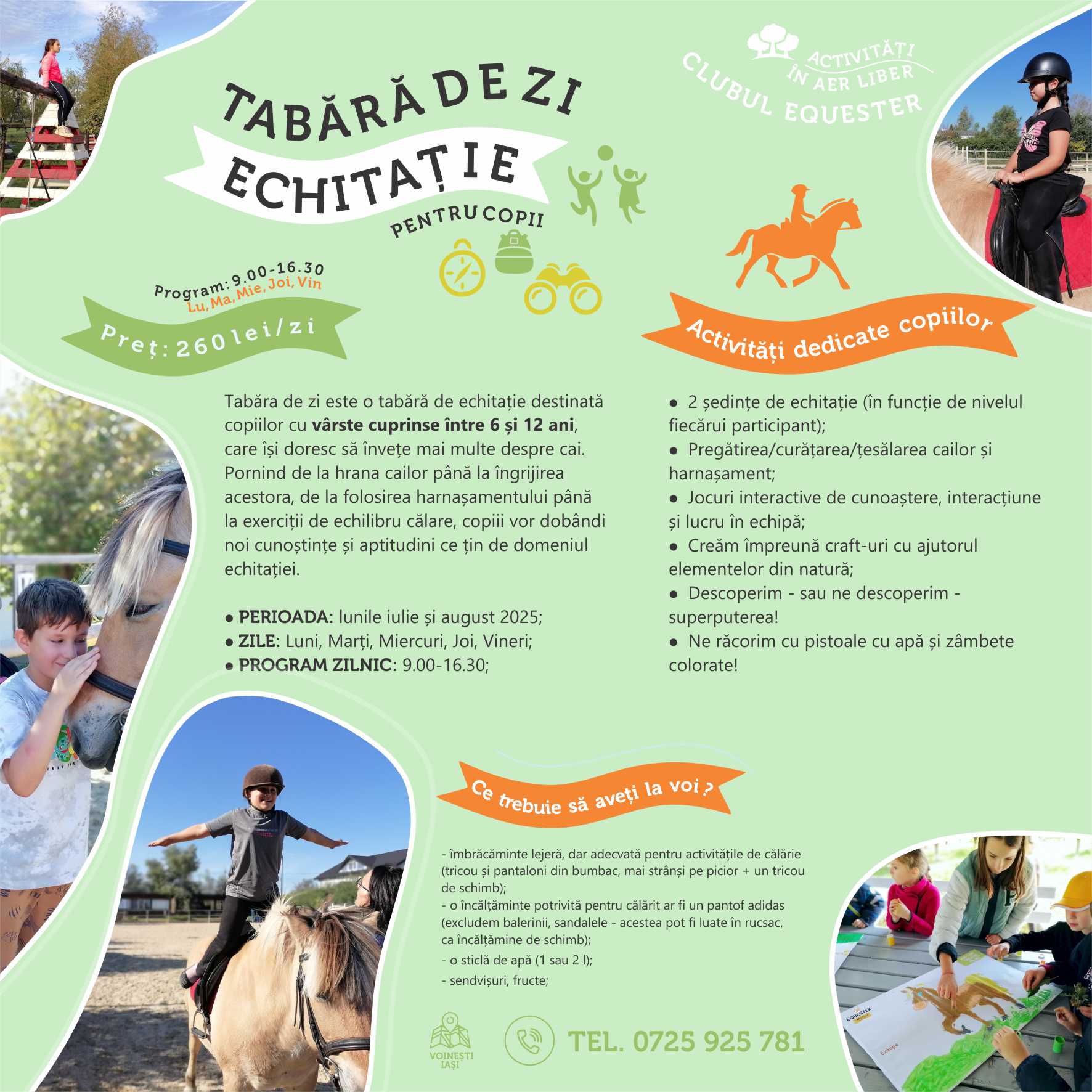 Tabara de echitatie copii - Clubul Equester 02